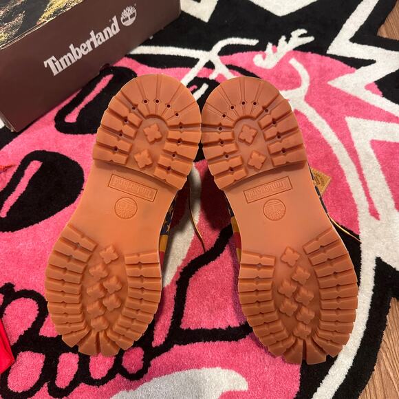 Timberland 6" Boot Supreme Stars & Stripes Wheat - Size 11.5 - Like New - Picture 5 of 16
